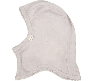 MarMar Balaclava Wool Pointelle Soft Dove